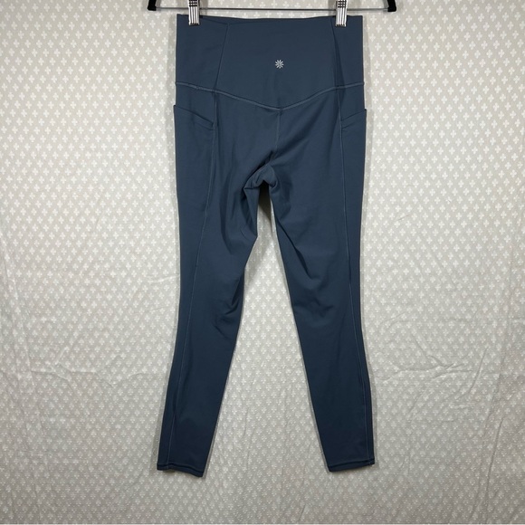 Athleta Blue Salutation Stash Pocket Leggings - Picture 4 of 7